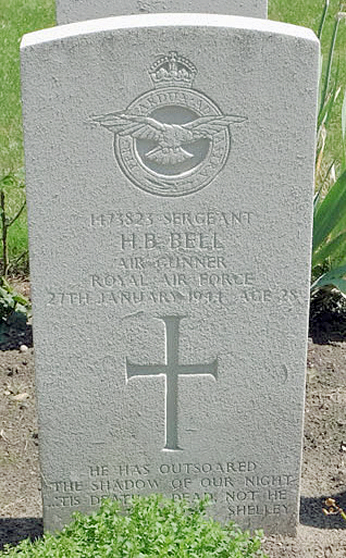 Sgt Harold Bernard Bell<br/><br /><br />died January 27th, 1944